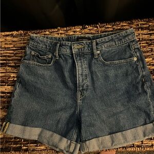 Free assembly denim shorts